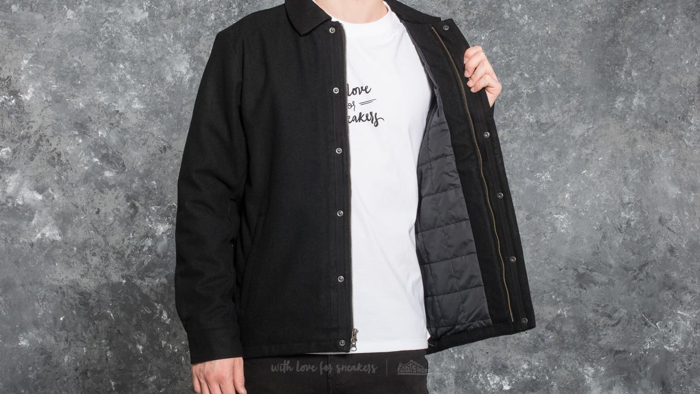 Coach Jackets Nike SB Wool Coaches Jacket Black Anthracite Footshop