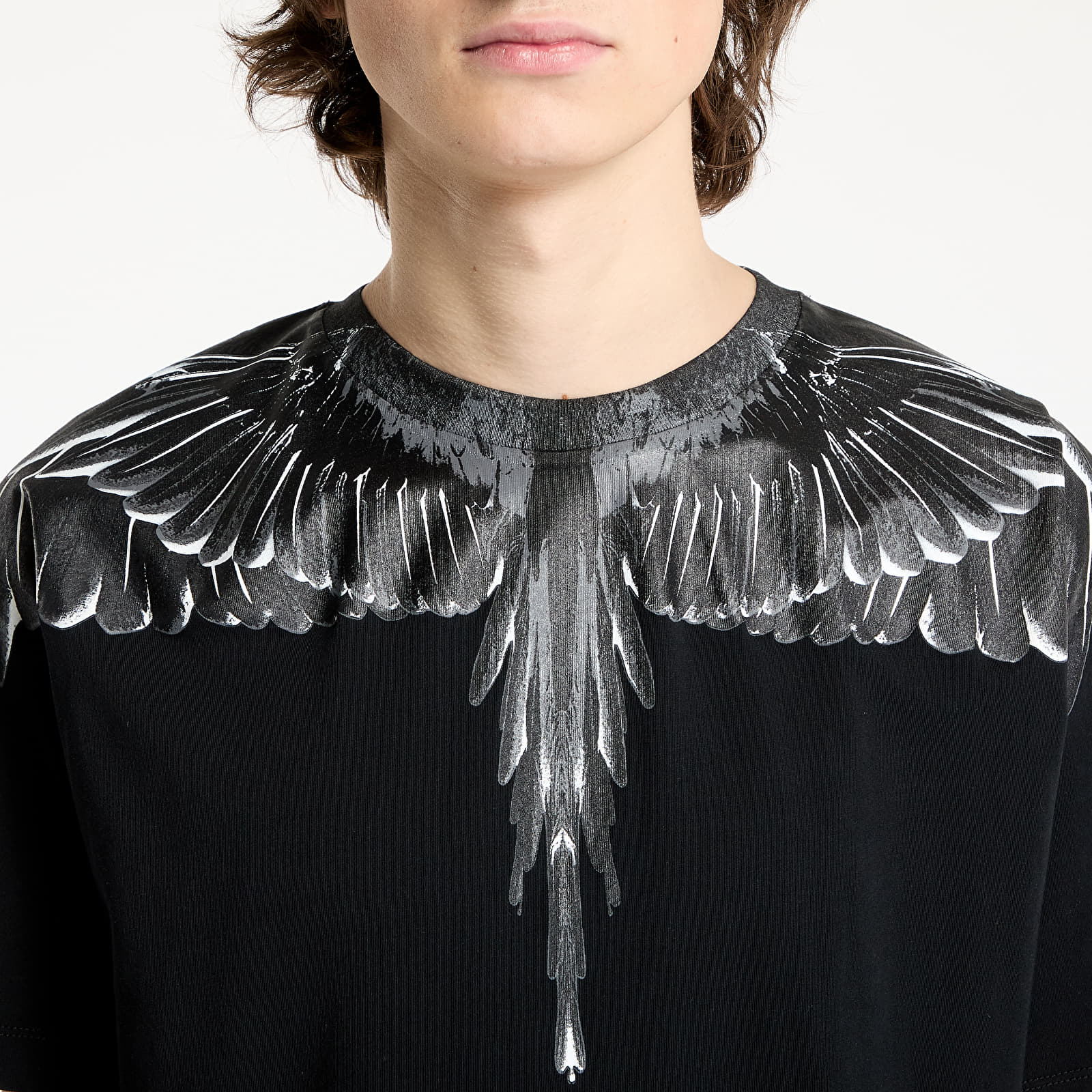 T-Shirts Marcelo Burlon Icon Wings Basic T-Shirt Black/ Black