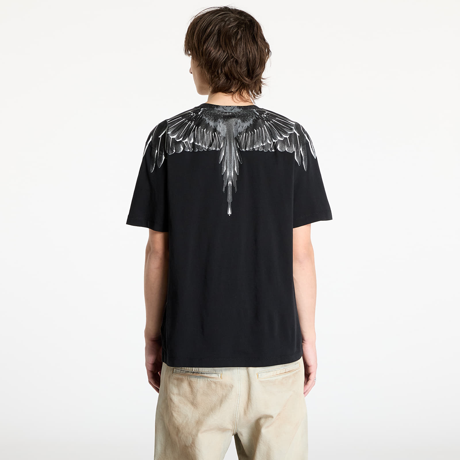 T-Shirts Marcelo Burlon Icon Wings Basic T-Shirt Black/ Black