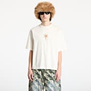 Marcelo Burlon County Goth Boxy T-Shirt Ecru Brown
