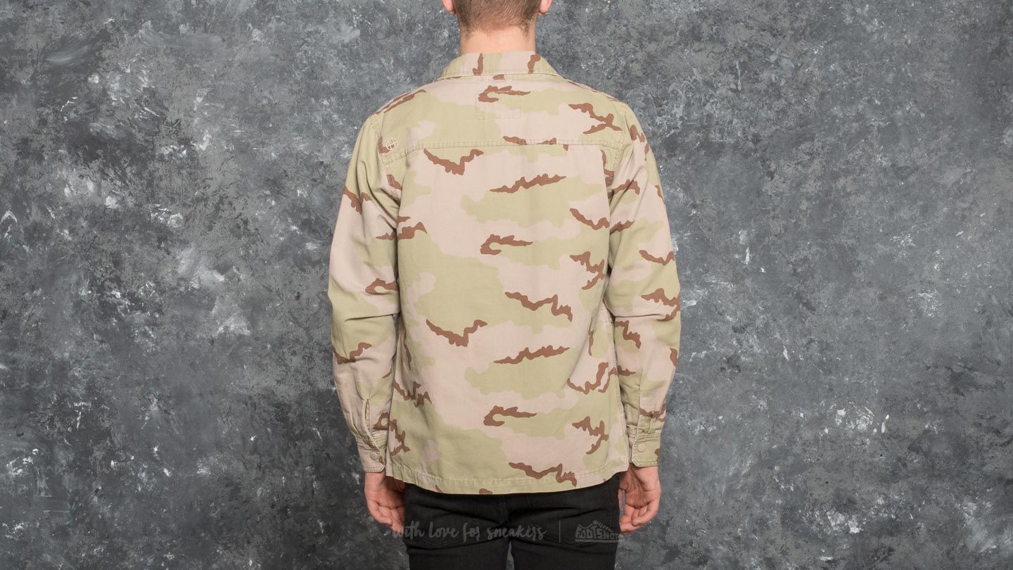 Shirts HUF Apparel Woven Reine BDU LS Shirt Desert Camo