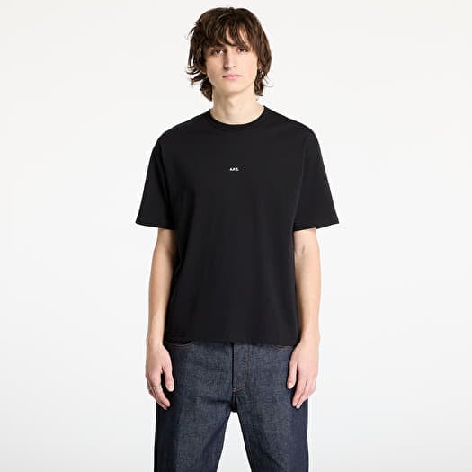 T-shirt A.P.C. Boxy Micro Logo T-Shirt Black