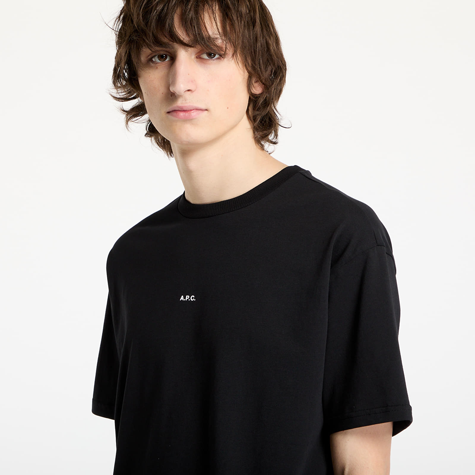 Camisetas A.P.C. Boxy Micro Logo T-Shirt Black