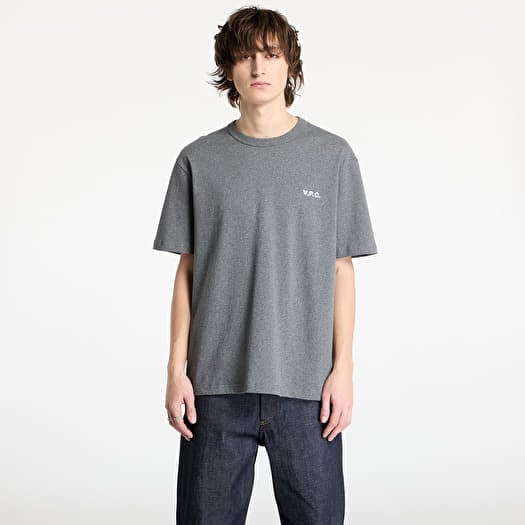 A.P.C. Boxy Petit Vpc T-Shirt Heather Charcoal Grey