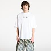 Palm Angels Back Curved Logo Oversized Tee Off White/ Black
