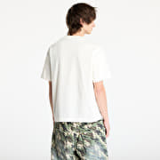 Tシャツ・カットソー Palm Angels LOGO SLIM TEE WHITE BLACK Palm Angels Logo Print T-Shirt - White - Men