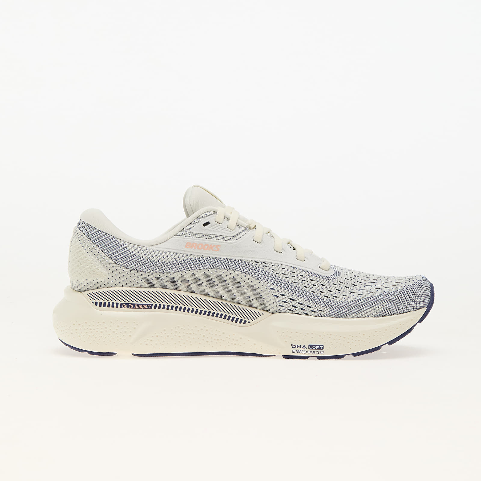 Γυναικεία παπούτσια Brooks Adrenaline GTS 24 W Grey/ Blue Ribbon/ Peach
