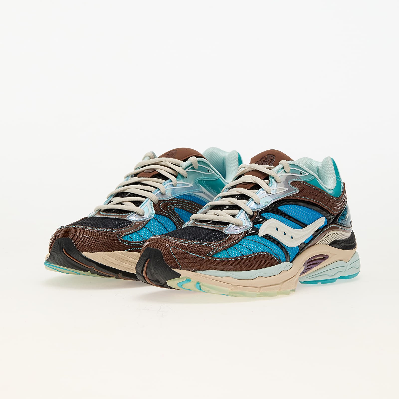 Men's shoes Saucony x Footpatrol Progrid Omni 9 Blue/ Brown