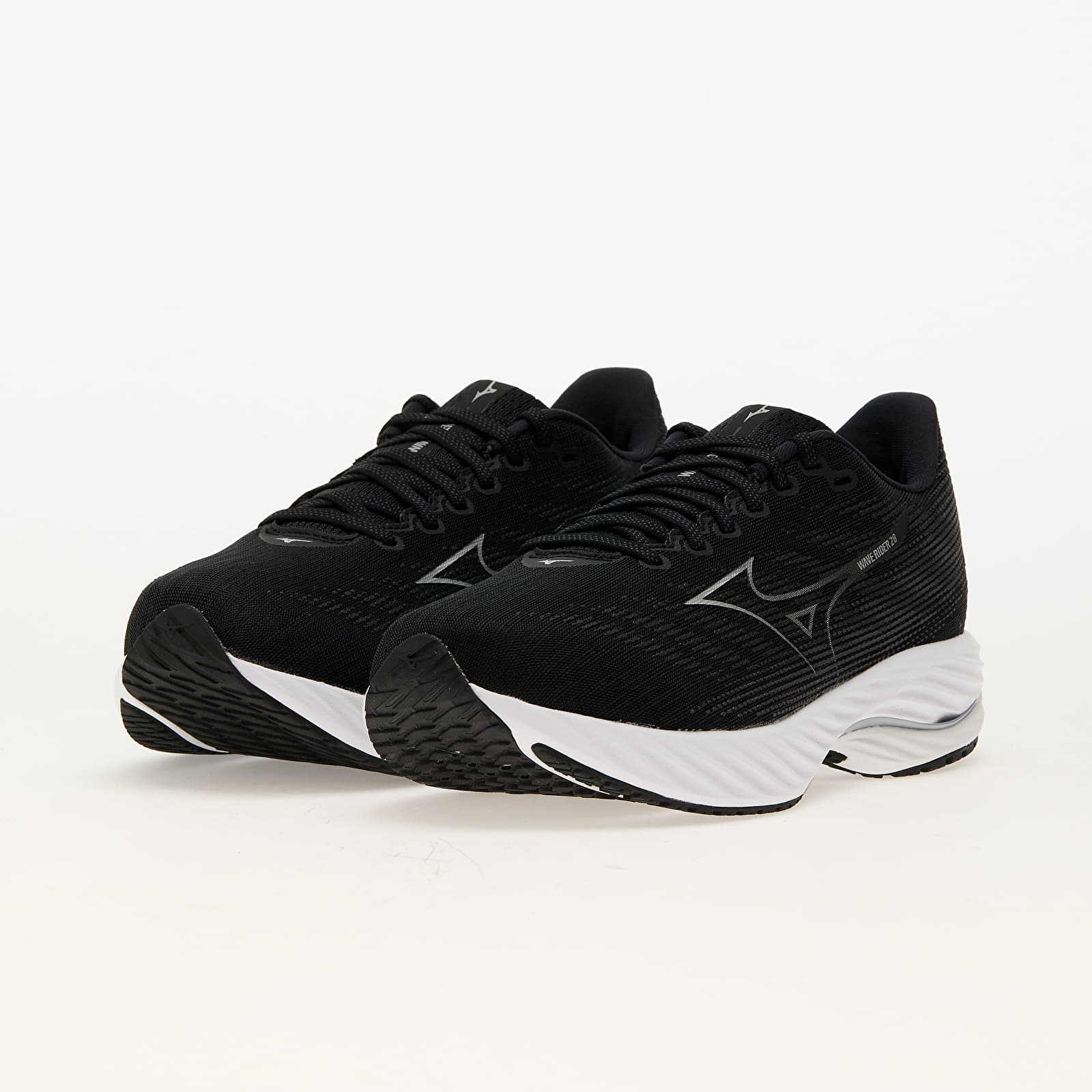 Männer Mizuno Wave Rider 28 2E Black/ Silver/ Ebony