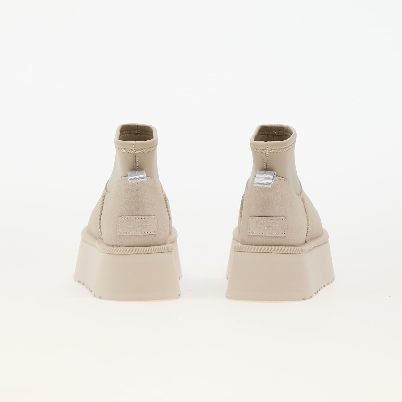 Frauen UGG W Classic Mini Dipper Puffer White/ Ceramic