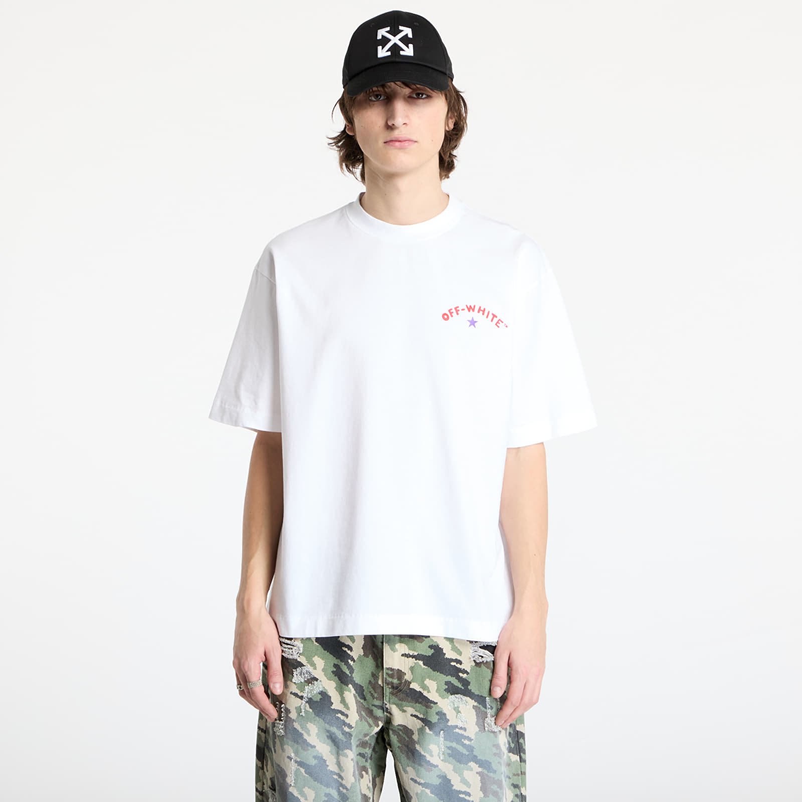 Koszulki Off-White Star Arrow Skate S/S Tee White/ Black