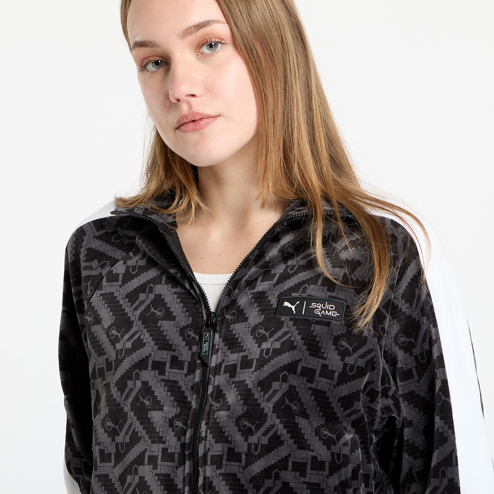 Kapuutsikud ja kampsunid Puma x Squid Game T7 Iconic Track Jacket Black