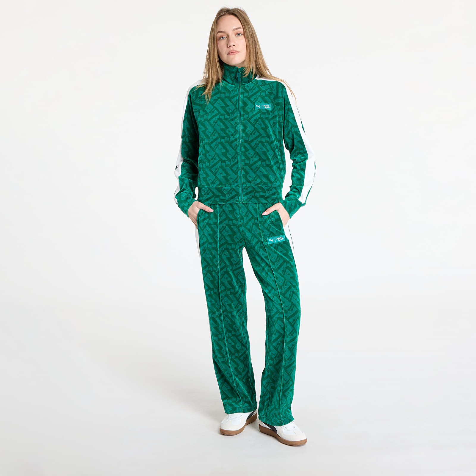 Hettegensere og sweatshirts Puma x Squid Game T7 Iconic Track Jacket Mint Tea