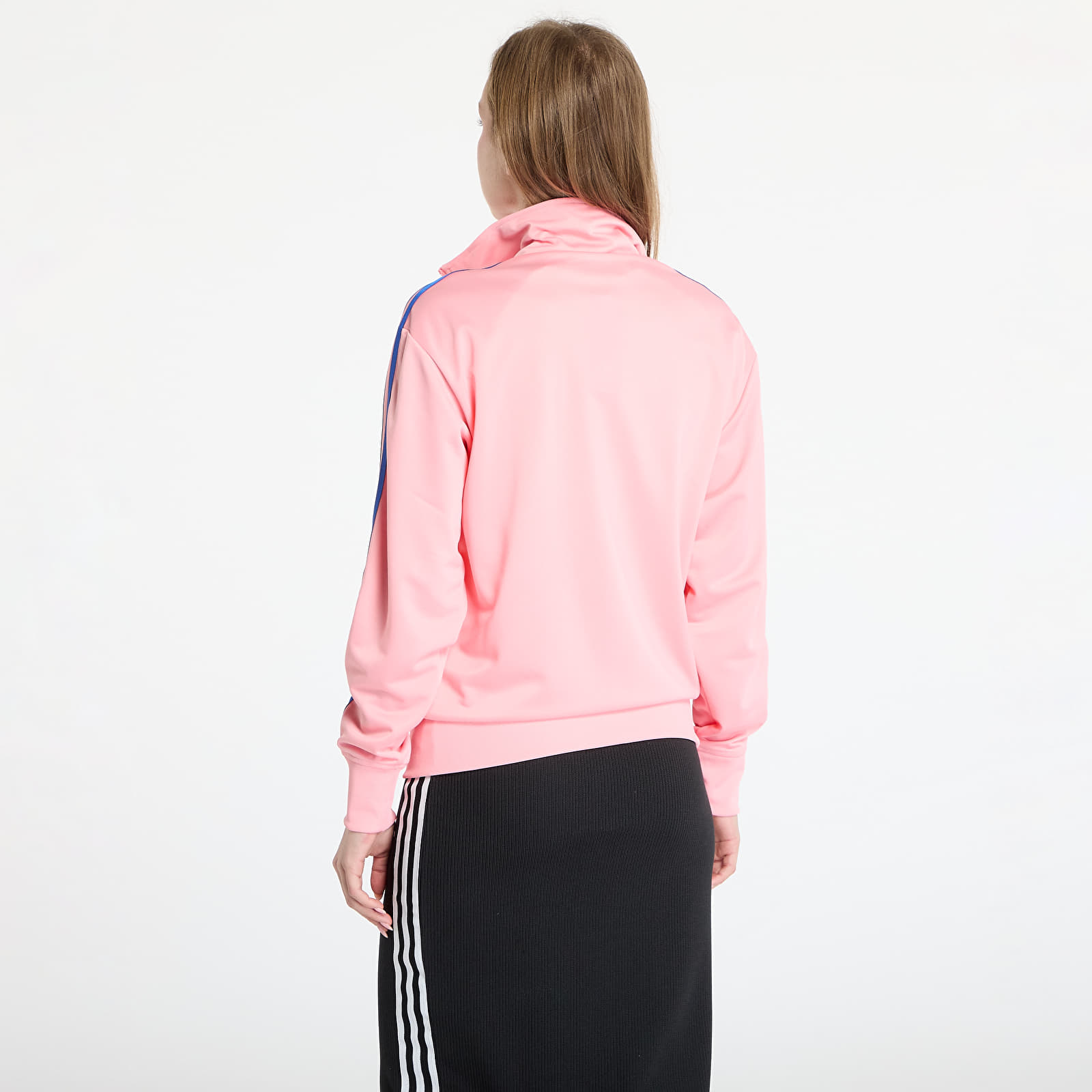 Hoodies en truien adidas Firebird Adicolor Classic Loose Tracktop Semi Pink Spark/ Blue