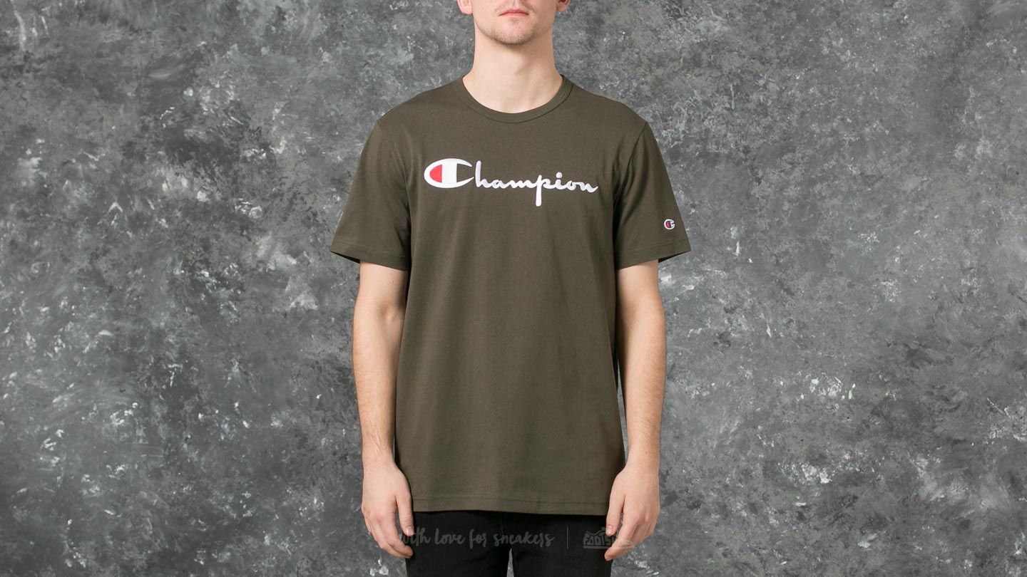 Camisetas Champion Crewneck T-Shirt Forest Green
