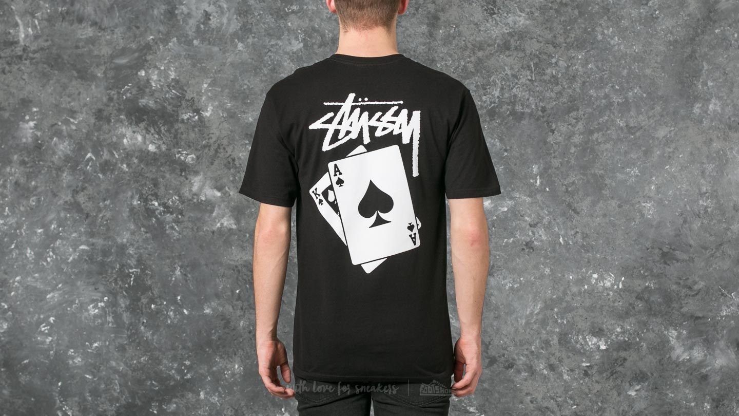 T-shirts Stüssy Blackjack Tee Black