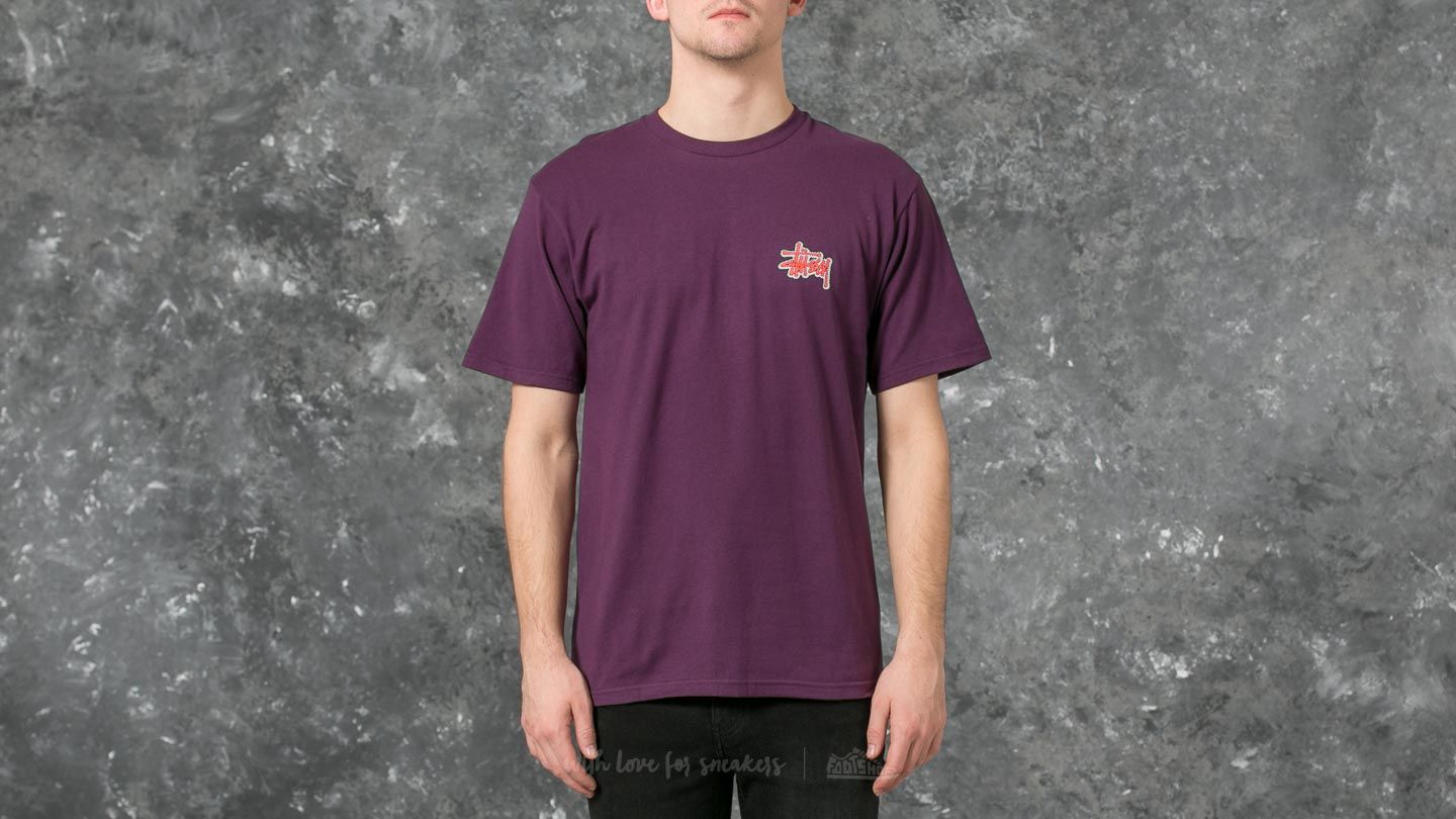 T-shirts Stüssy Checkers Tee Grape