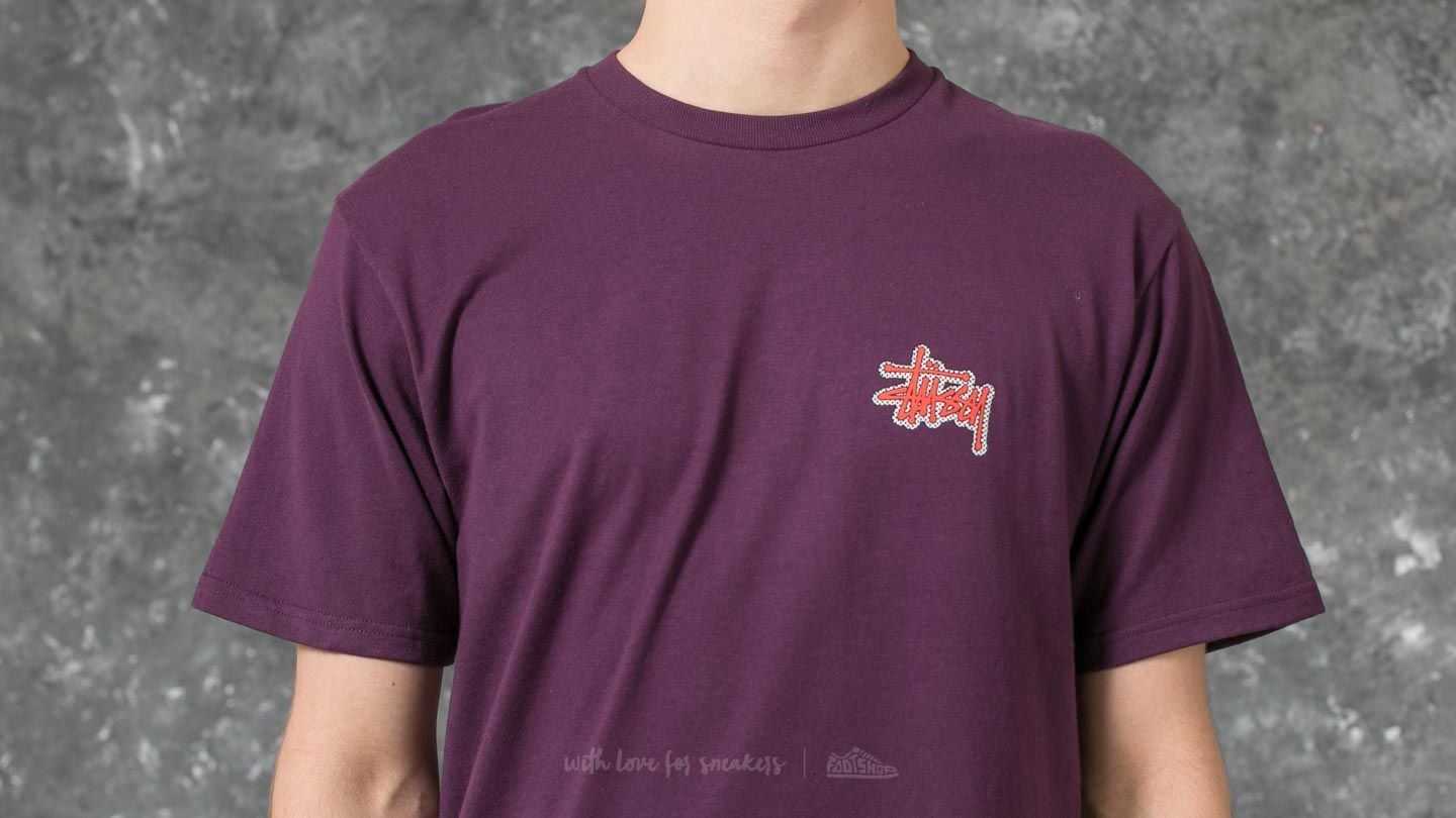 T-shirts Stüssy Checkers Tee Grape