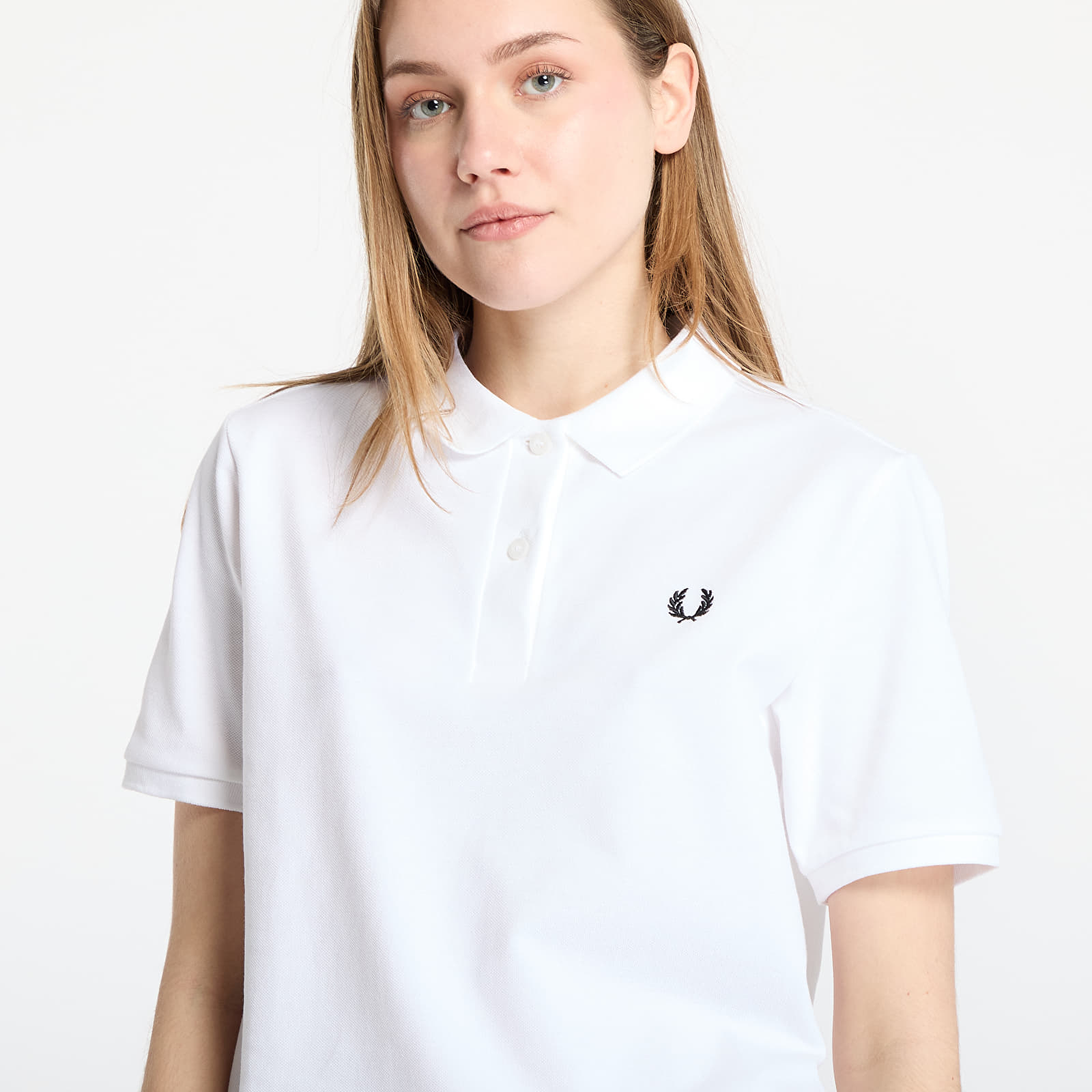 Damen T-Shirts  FRED PERRY Shirt White