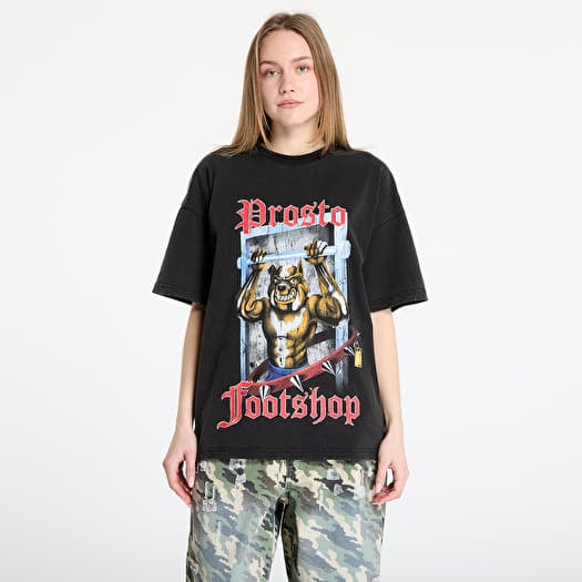 Tričko FTSHP x PROSTO T-Shirt UNISEX Black Bulldog
