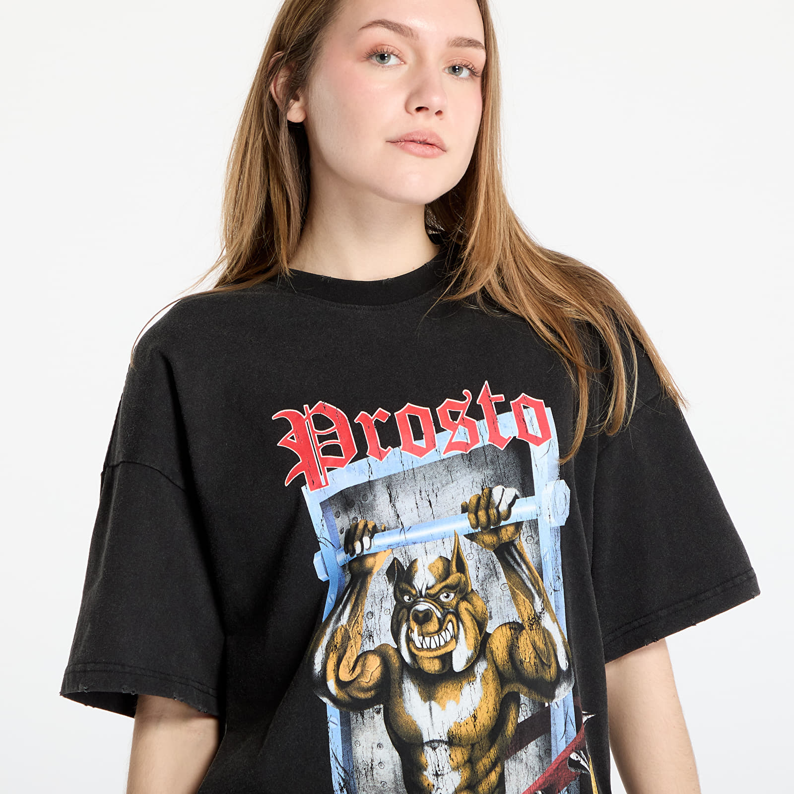 T-shirts FTSHP x PROSTO T-Shirt UNISEX Black Bulldog