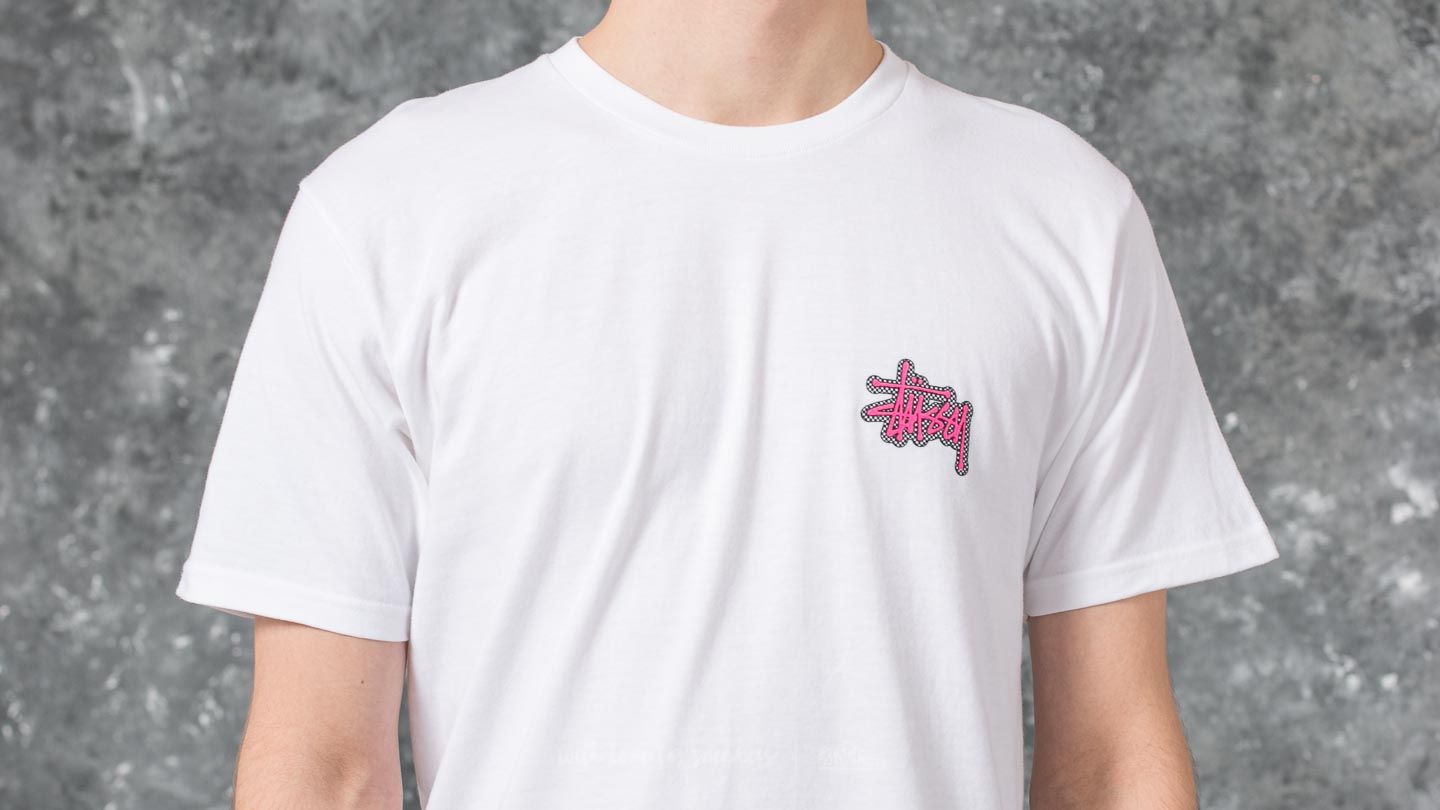 T-shirts Stüssy Checkers Tee White