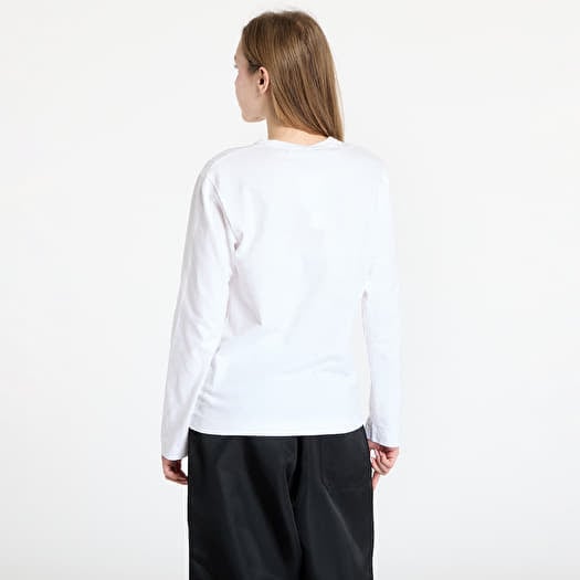 T-shirts Comme des Garçons PLAY Long Sleeve Tee UNISEX White