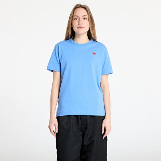 Tričko Comme des Garçons PLAY Heart Logo Tee  UNISEX Blue