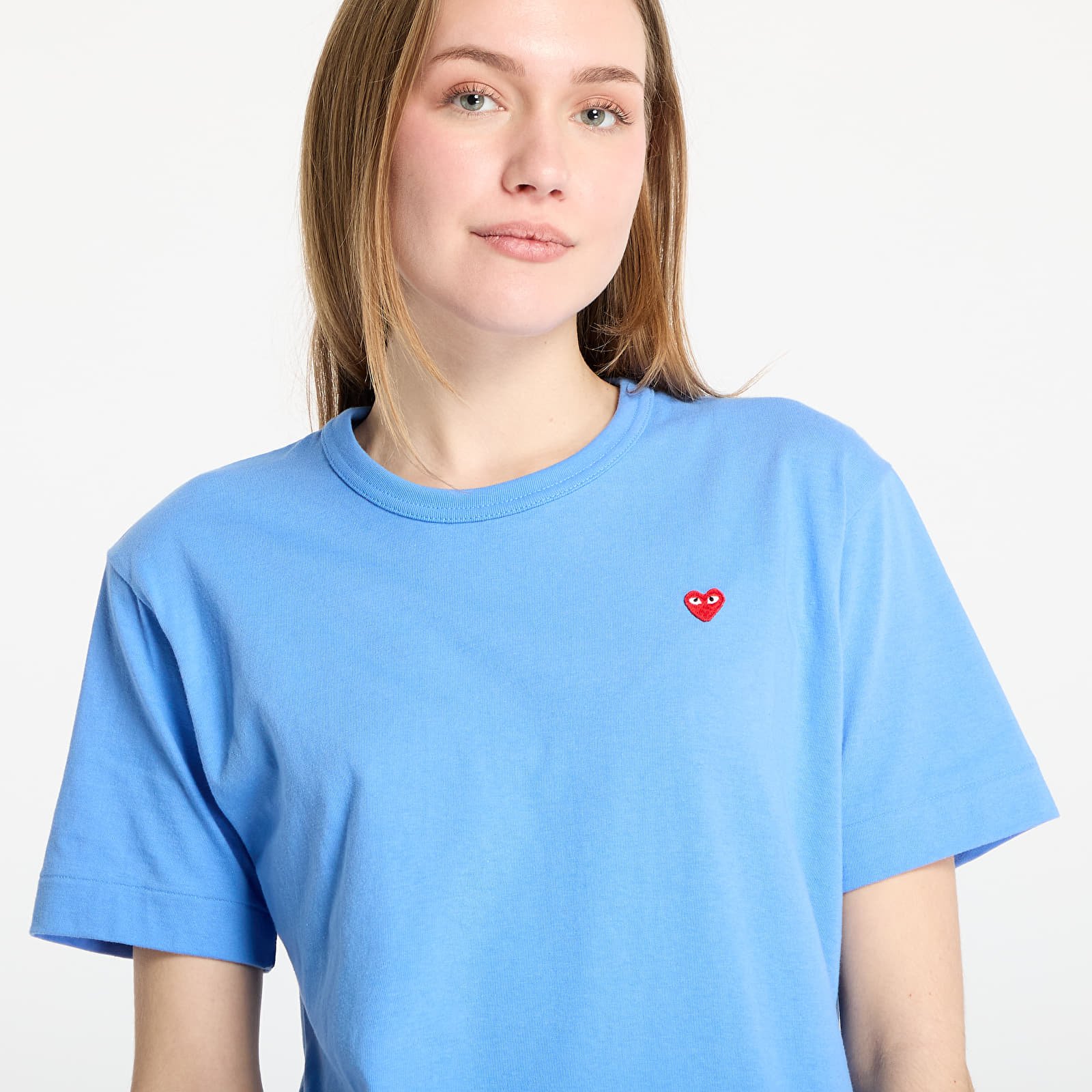 T-shirts Comme des Garçons PLAY Heart Logo Tee  UNISEX Blue