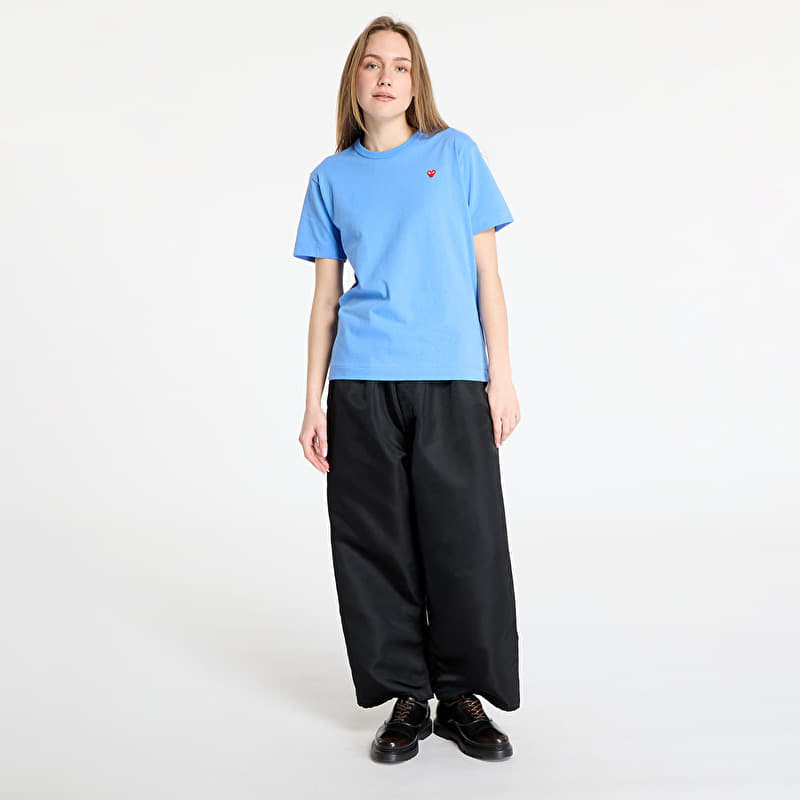 T-shirts Comme des Garçons PLAY Heart Logo Tee UNISEX Blue (AZT314