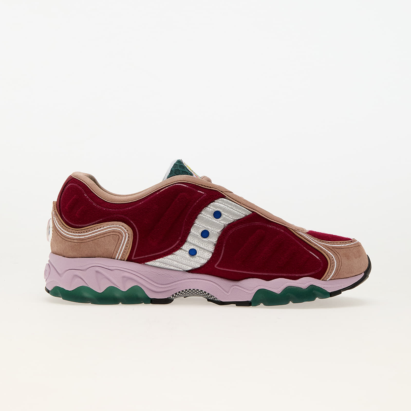 Herren Sneaker und Schuhe Jae Tips x Saucony Matrix “Savior” Cranberry