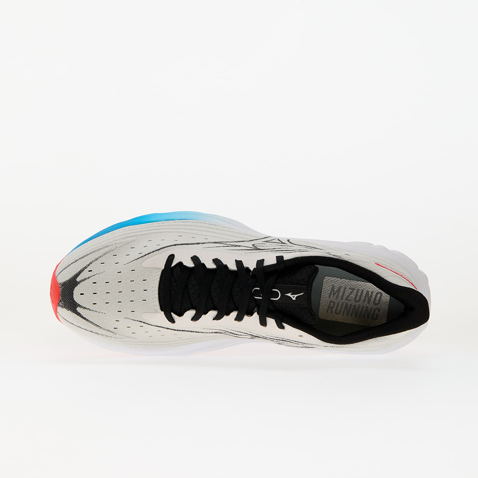 Pánske tenisky a topánky Mizuno Wave Skyrise 6 Nimbus Cloud/ Black/ Blue Pace
