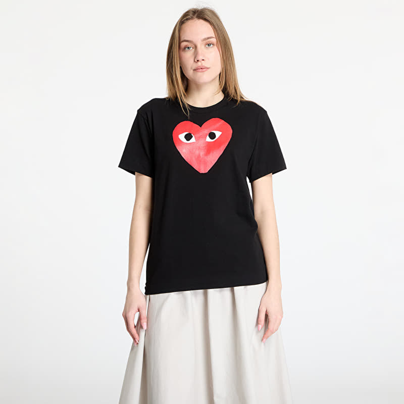 Comme des Garçons PLAY Tee UNISEX Black | Footshop