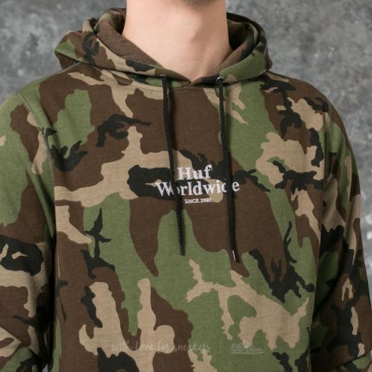 Huf worldwide camo hoodie store