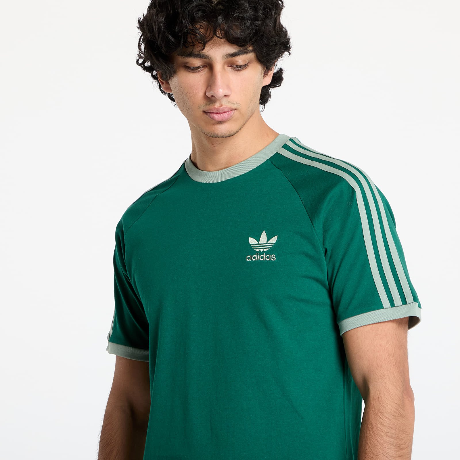 Pólók adidas Adicolor Classics 3-Stripes T-Shirt Collegiate Green