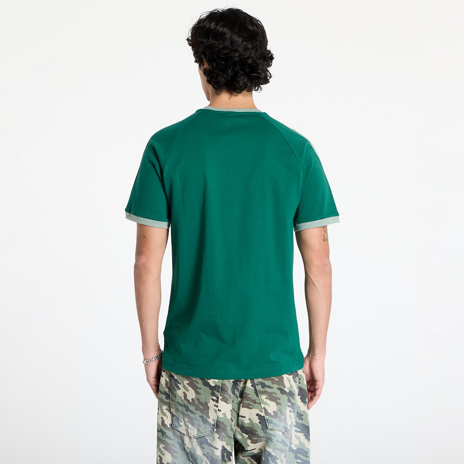 Pólók adidas Adicolor Classics 3-Stripes T-Shirt Collegiate Green