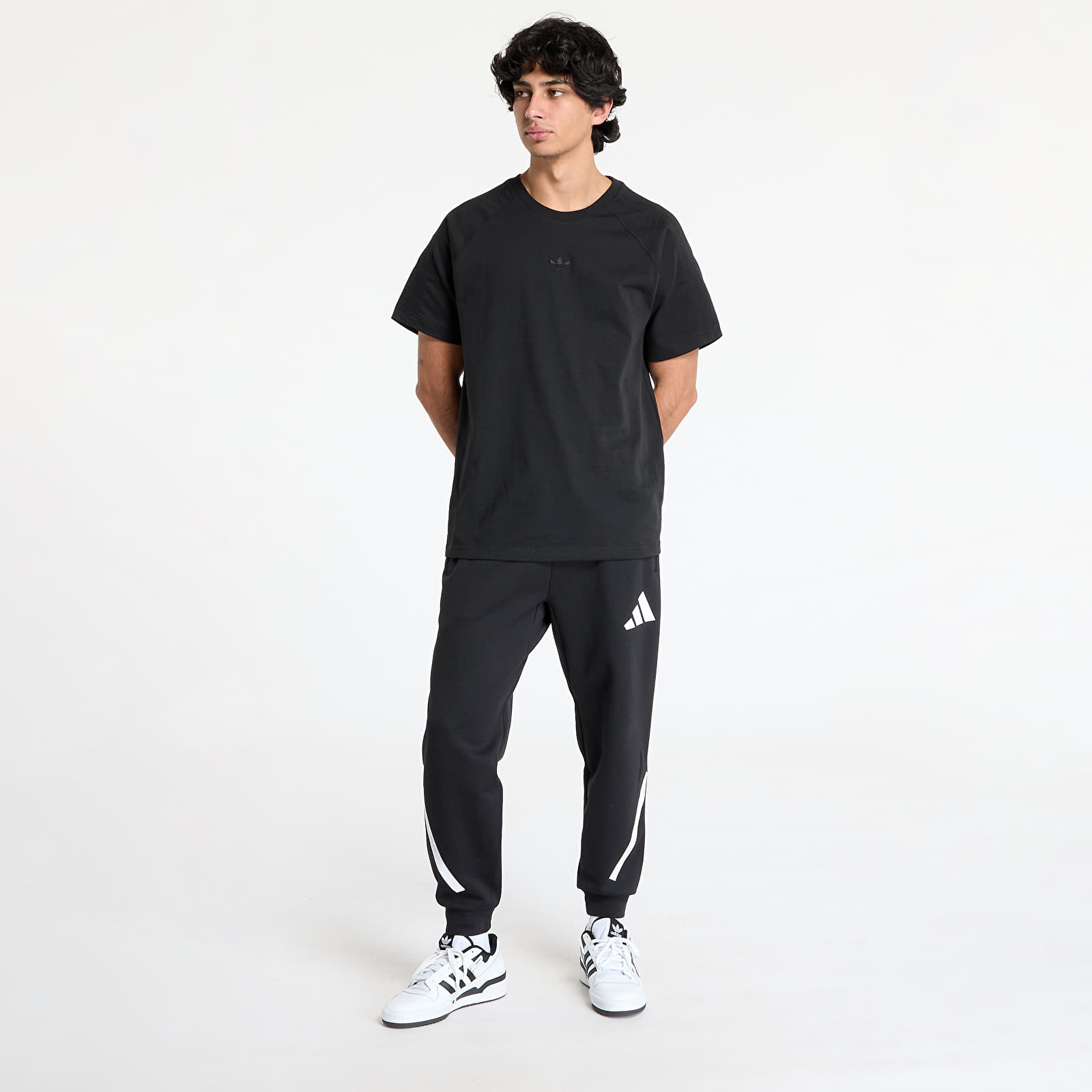 Tepláky adidas Z.N.E. Pant Black/ White