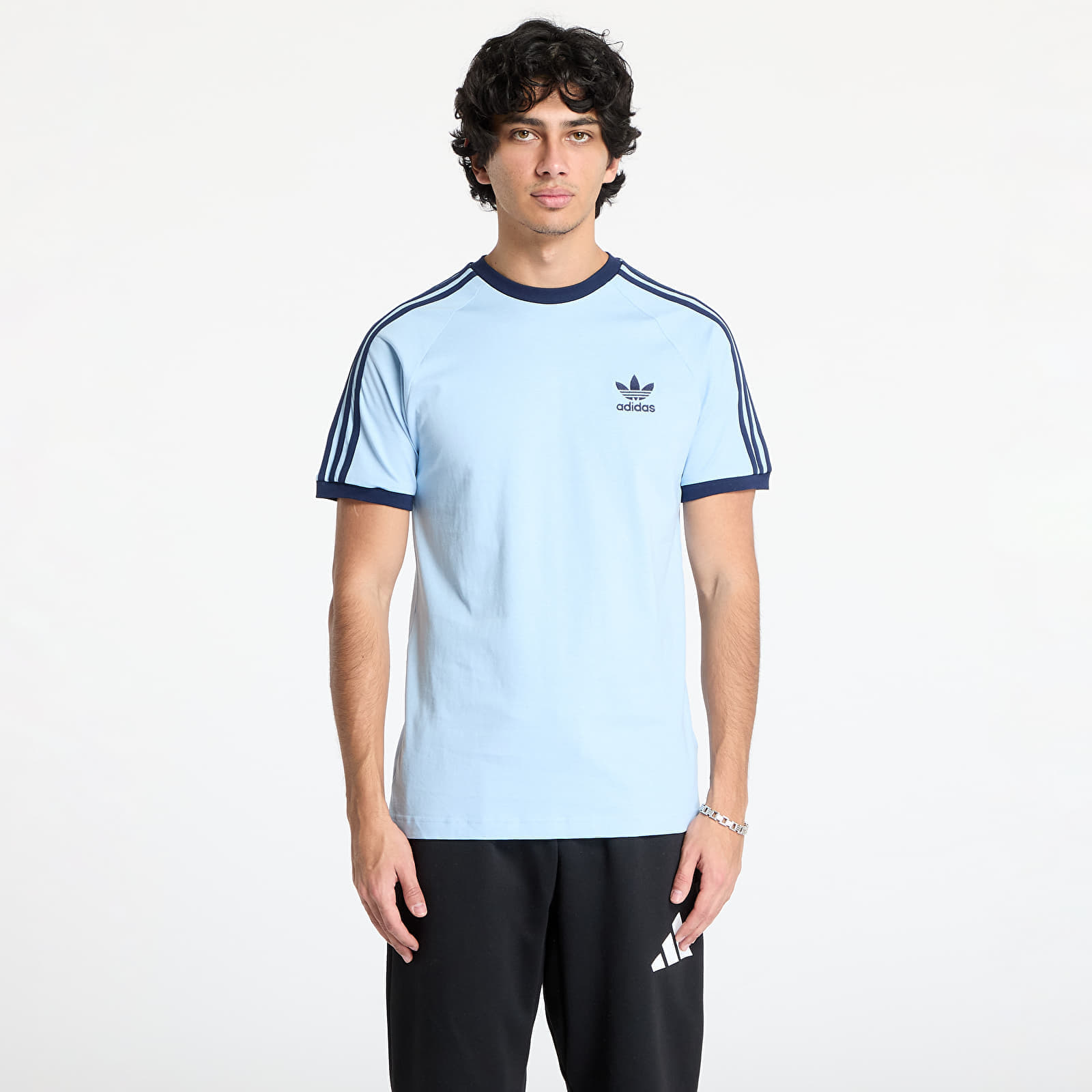 T-shirt adidas Adicolor Classics 3-Stripes T-Shirt Clear Sky L