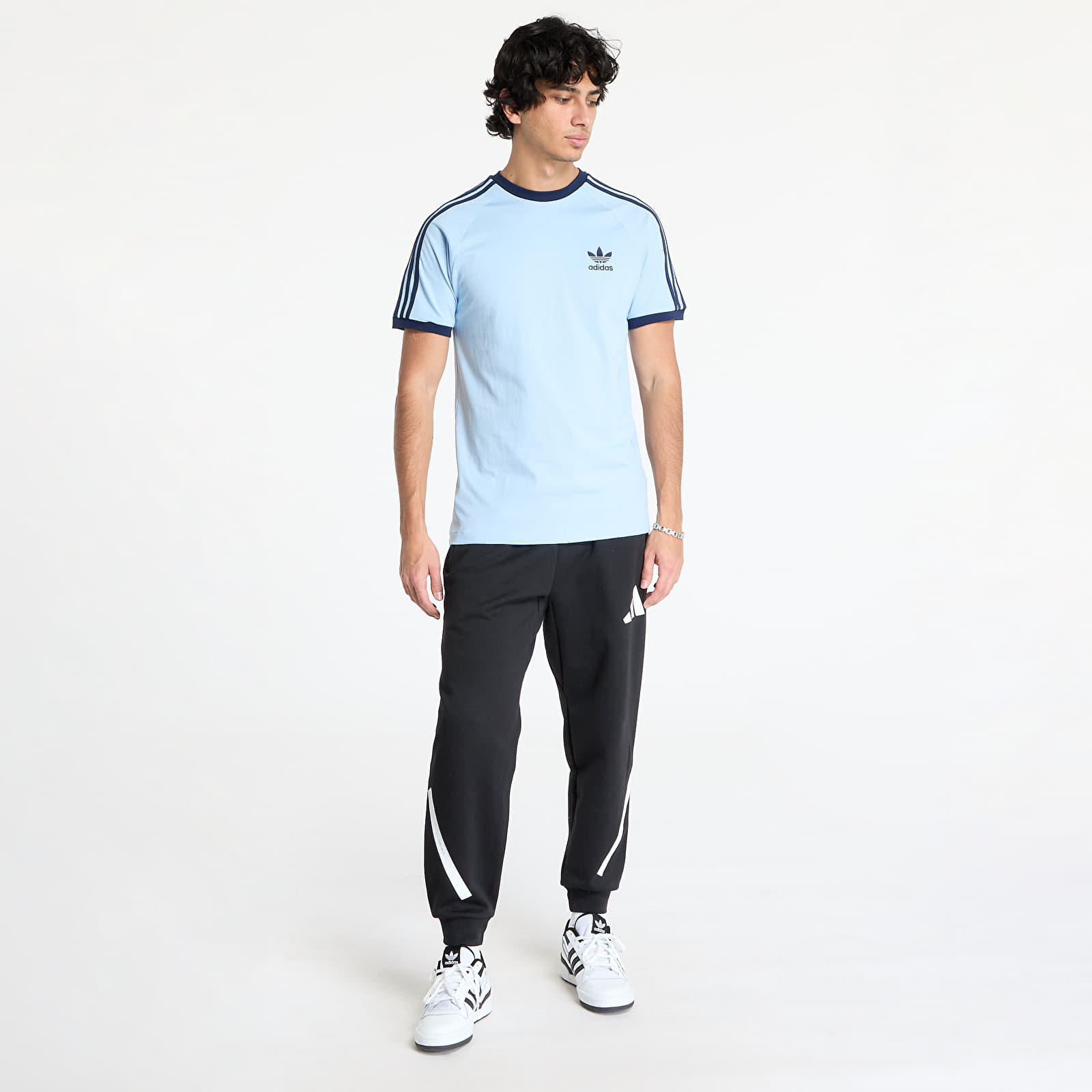 Koszulki adidas Adicolor Classics 3-Stripes T-Shirt Clear Sky