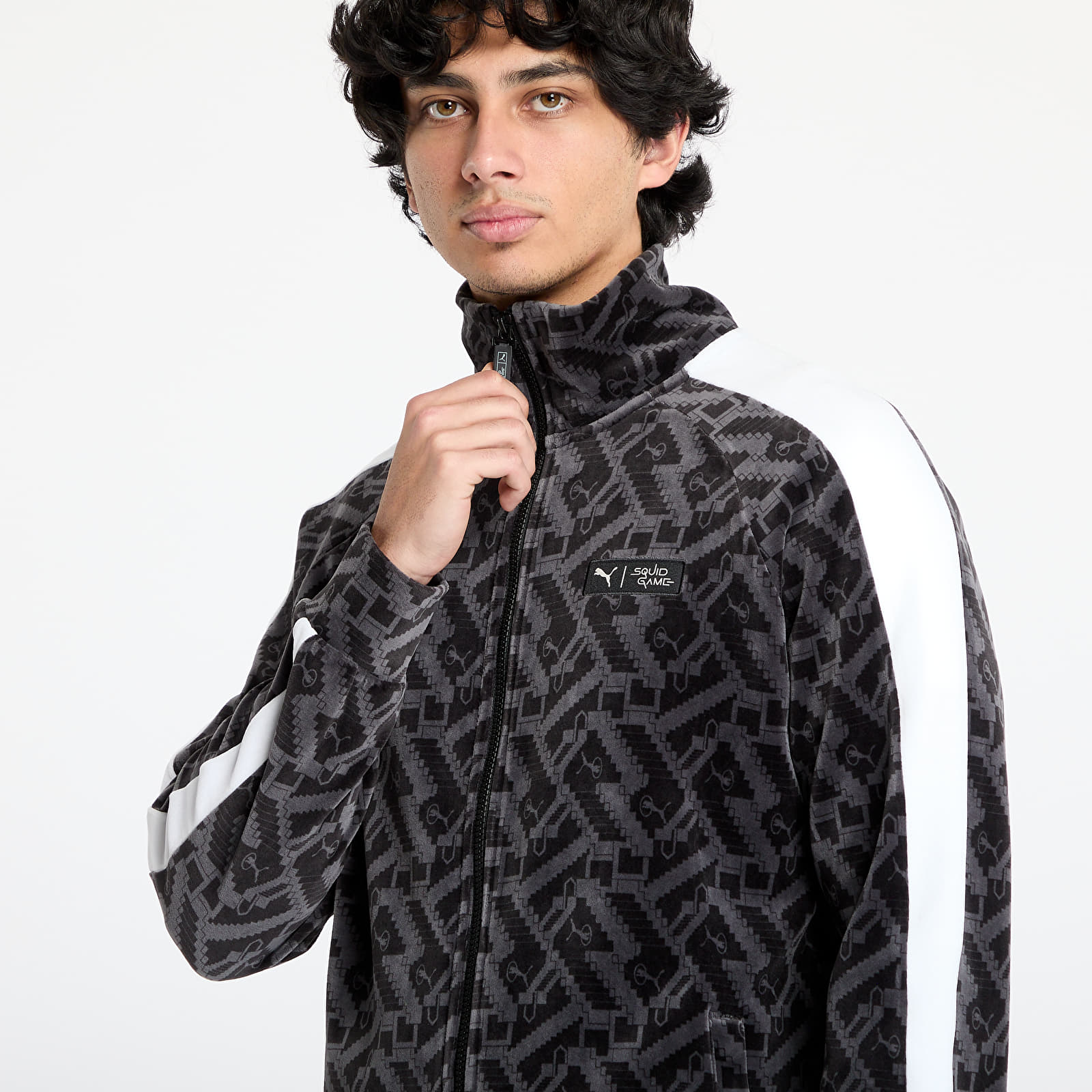 Kapucnis pulóverek és pulcsik Puma x Squid Game T7 Iconic Track Jacket PUMA Black