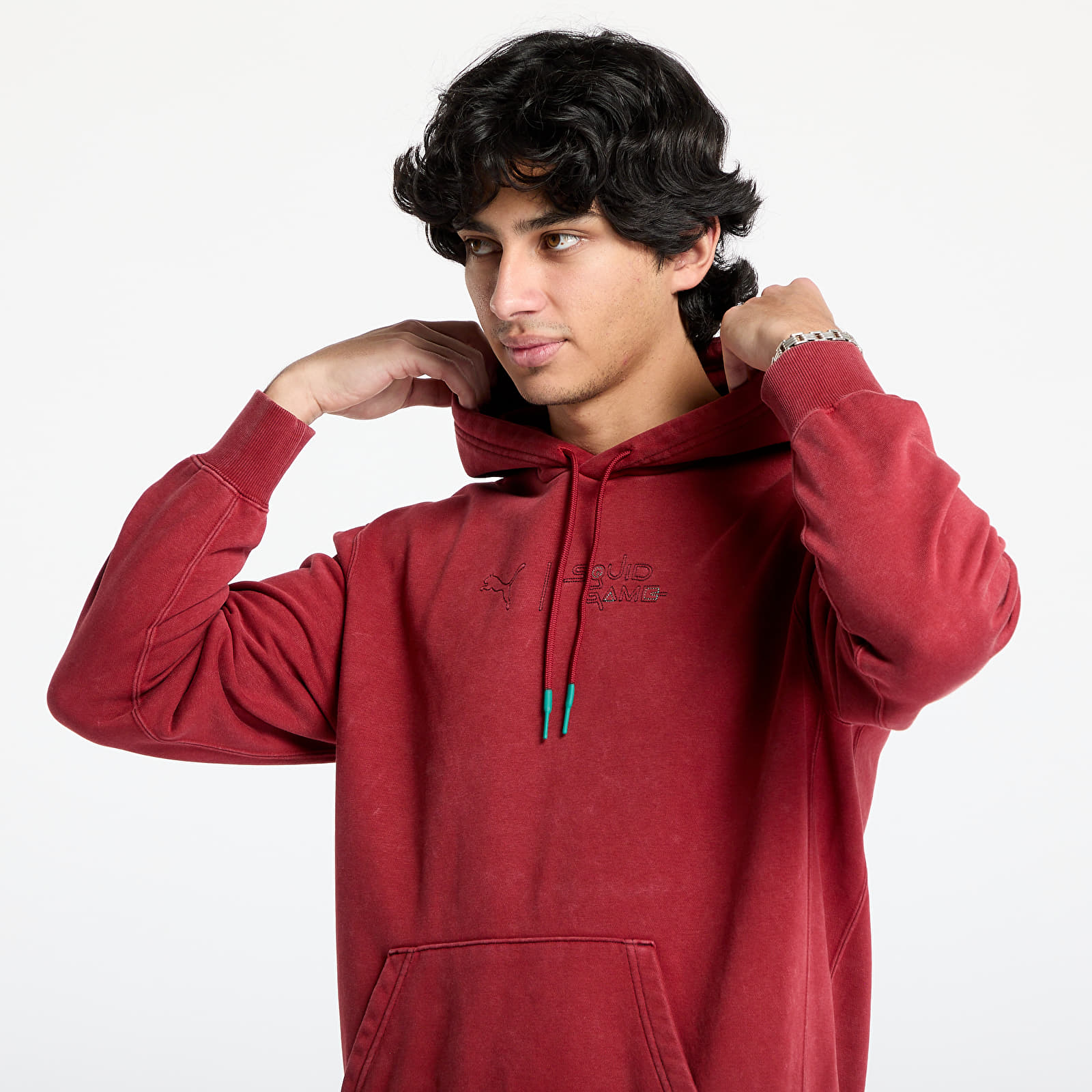 Kapucnis pulóverek és pulcsik Puma x Squid Game Graphic Hoodie Intense Red