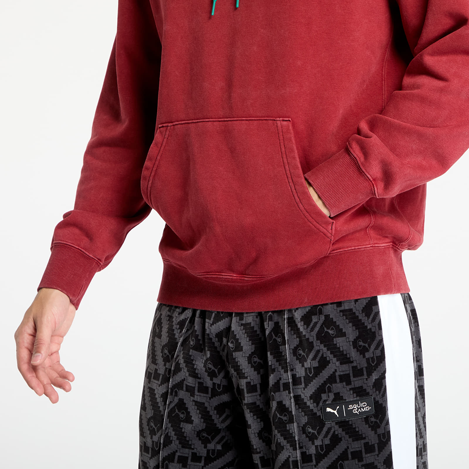 Kapucnis pulóverek és pulcsik Puma x Squid Game Graphic Hoodie Intense Red