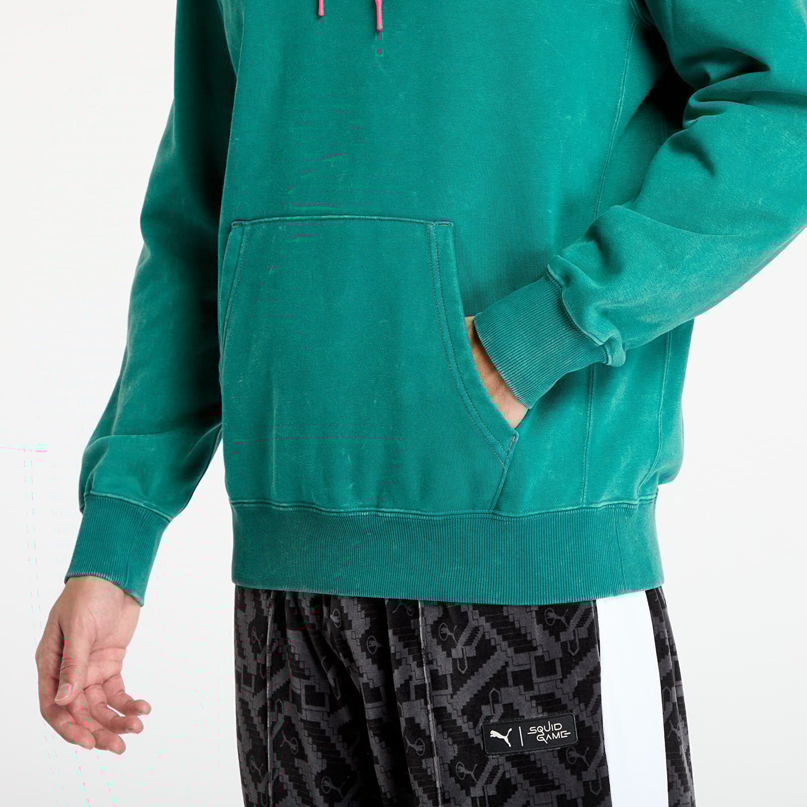 Kapucnis pulóverek és pulcsik Puma x Squid Game Graphic Hoodie Mint Tea