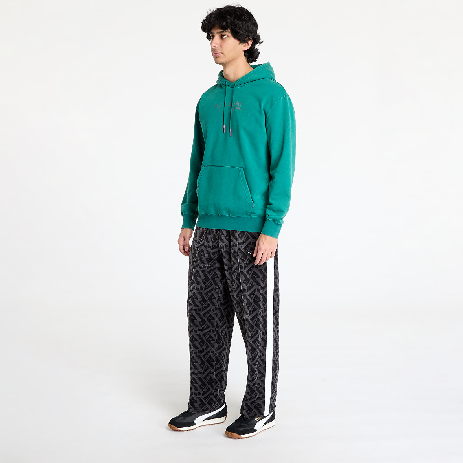 Kapucnis pulóverek és pulcsik Puma x Squid Game Graphic Hoodie Mint Tea