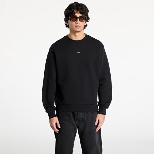 A.P.C. Boxy Micro Logo Sweatshirt Black