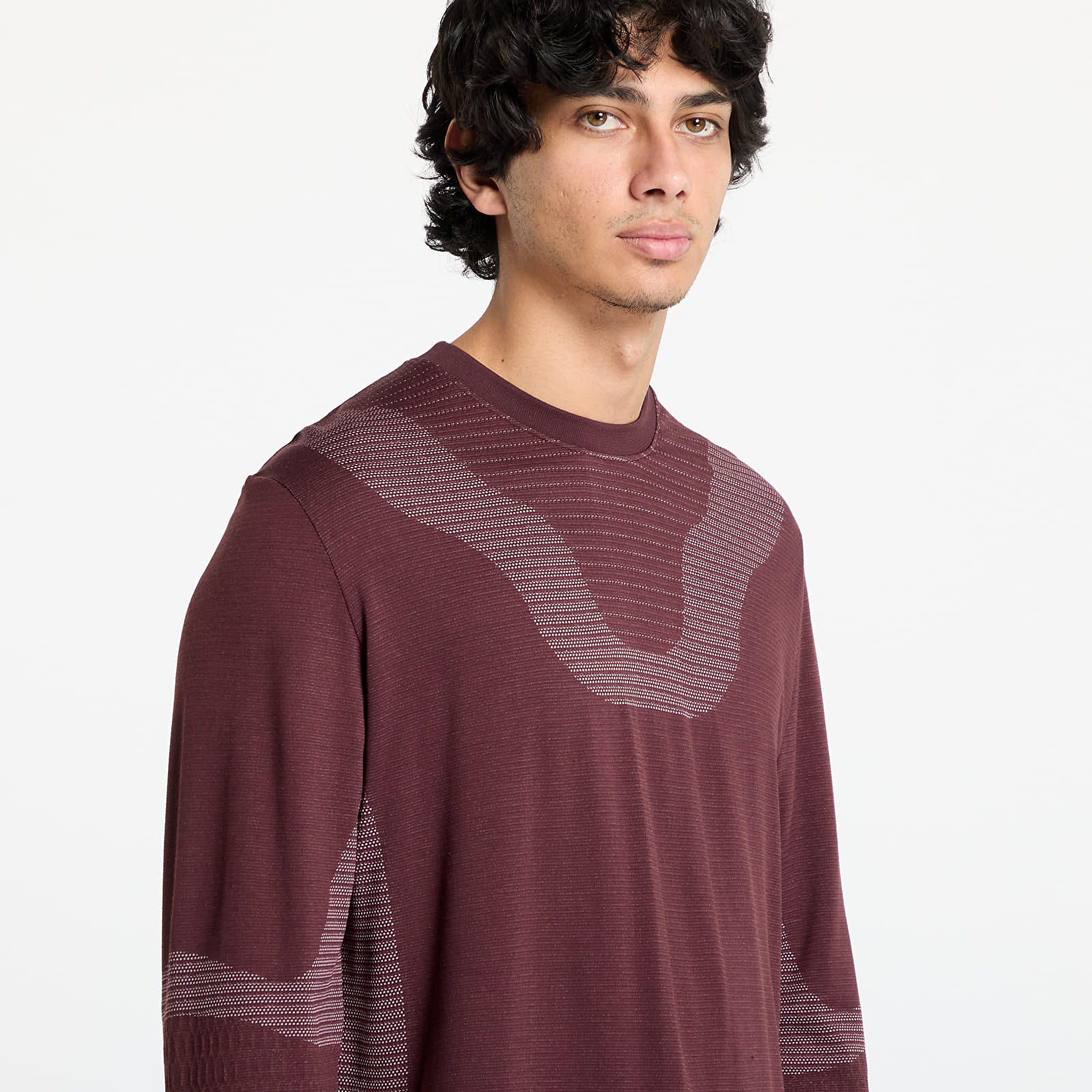 T-Shirts Nike ACG "Delta River" Dri-FIT ADV Long - Sleeve Base Layer Burgundy Crush/ Beyond Pink