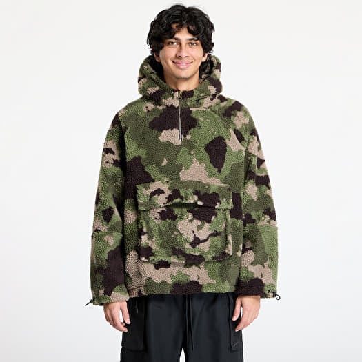 Vans LX Oversized Sherpa Hoodie Classic Camo