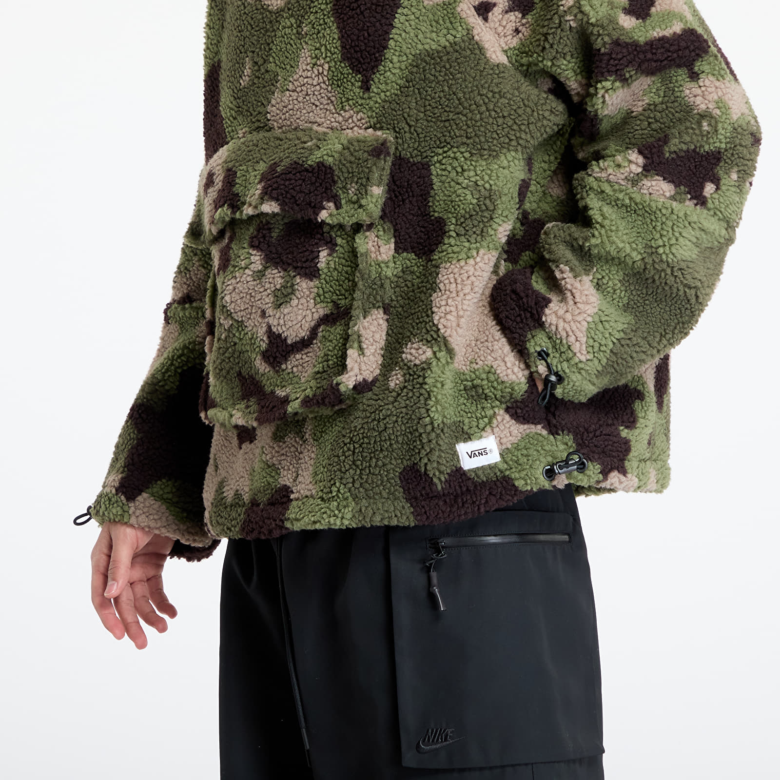 Sweatjacken und Sweatshirts Vans LX Oversized Sherpa Hoodie Classic Camo