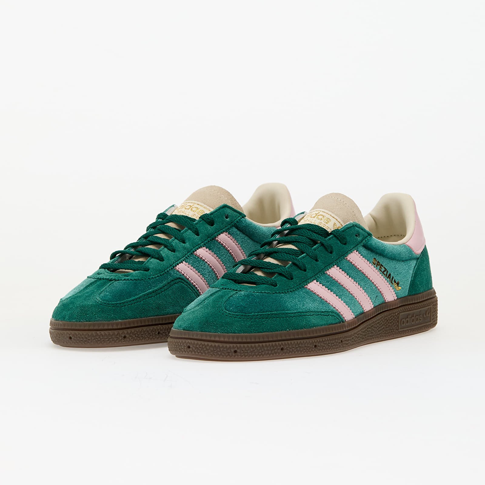Damen Sneaker und Schuhe adidas Handball Spezial W Collegiate Green/ Clear Pink/ Cream White