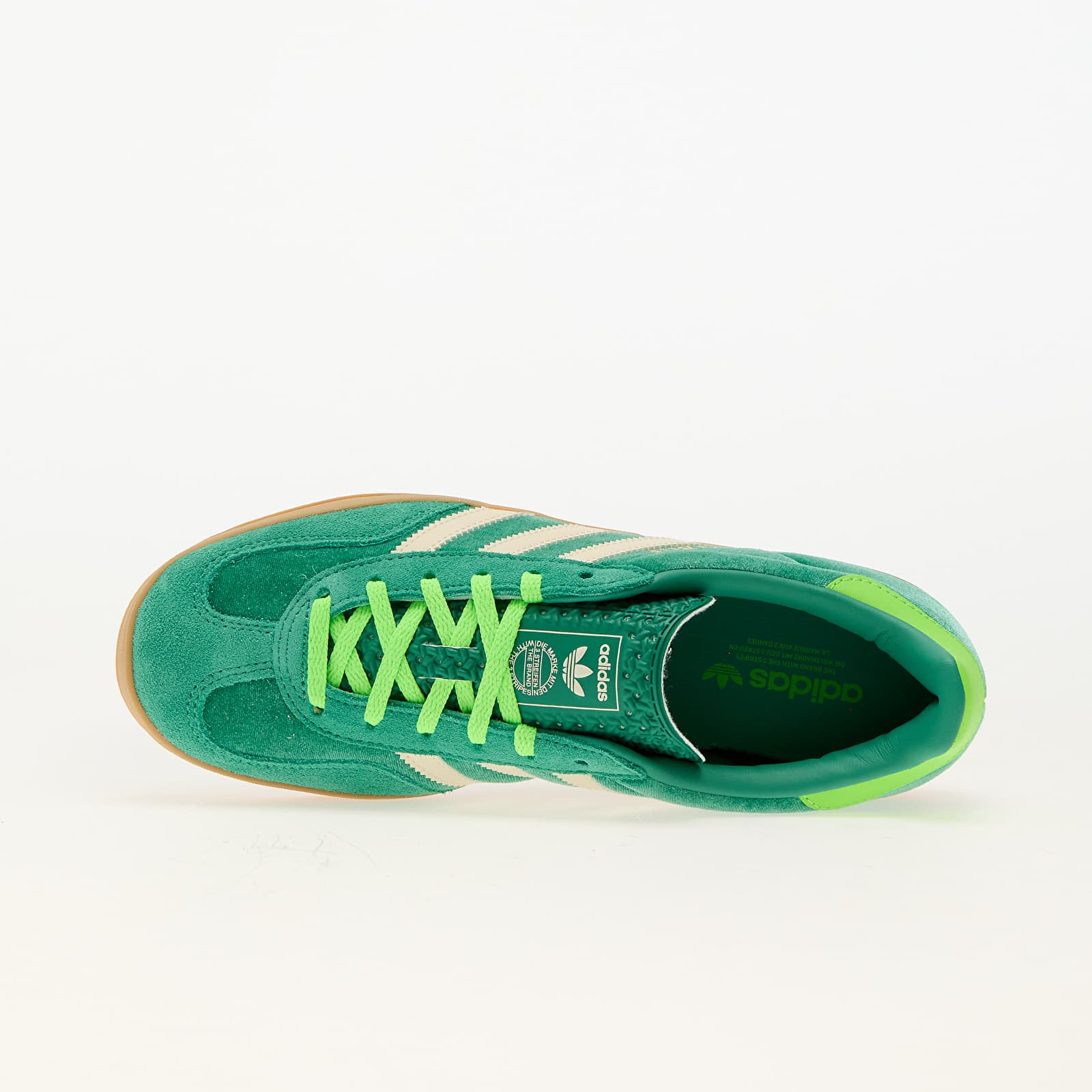 Frauen adidas Gazelle Indoor W Semi Court Green/ Cream White/ Solar Green